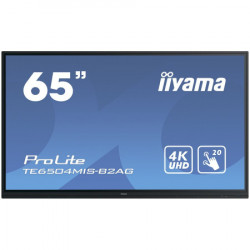 Iiyama prolite TE6504MIS-B2AG - 65 Interactive 4K UHD LCD Touchscreen, 3840x2160, IR20P, AG glass, WiFi ( TE6504MIS-B2AG ) - Img 1