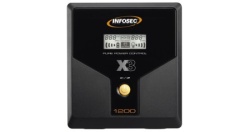 Infosec communication x3 ex 1200 lcd usb fr/schuko