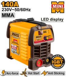 Ingco ing-mma14049e aparat za zavarivanje led 140a ingco ( ING-MMA14049E )