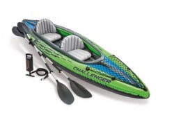 Intex challenger k2 kayak (86″ Aluminijumska vesla) + Teretna mreža ( 68306NP ) - Img 2