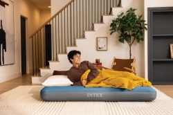 Intex Dura-Beam Prestige Downy Queen dušek na naduvavanje sa punjivom pumpom 203x152x25 cm ( 64189 )
