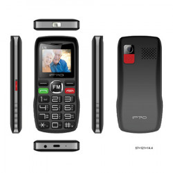 IPRO Senior F188 black Feature mobilni telefon 2G/GSM/800mAh/32MB/DualSIM/Srpski jezik ( Senior F188 black-gray ) - Img 5