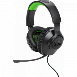 JBL Quantum 100 X žične over ear gaming slušalice, 3.5mm, crno-zelene - Img 1