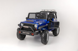 Jeep BROTHERS Auto na akumulator sa dva pogona i kožnim sedištem - Plavi - Img 1