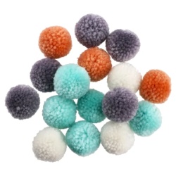 Junior crafty pom kraft pom pom miks 30mm 18k ( 137237 )