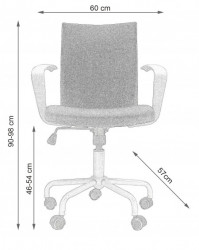 Kancelarijska stolica EMMA - Img 6