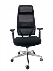 Kancelarijska stolica FA-6080 od mesh platna - Crna - Img 5