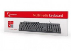 KB-UM-104 Gembird Multimedijalna tastatura US layout black USB - Img 2