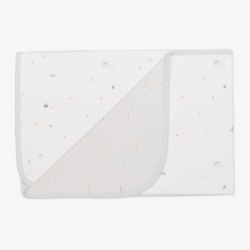 Kikka Boo Dvoslojno baby ćebence od pamuka 85x85 Seally Me ( KKB14053 )-5