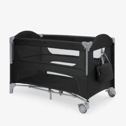Kikka Boo Krevetac Milky Way premium 2 nivoa sa rancem i spuštajućom stranicom Black ( KKB11148 )
