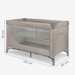 Kikka Boo Krevetac So Gifted PLUS premium 2 nivoa sa pultom Beige ( KKB11144 )-11