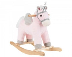 KikkaBoo igračka sa ljuljanjem i muzikom horse pink ( KKB50006 ) - Img 1