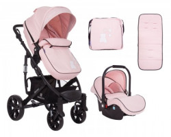 KikkaBoo kolica beloved light pink set 2in1 sa autosedištem ( KKB10120 SET )