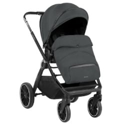 KikkaBoo Kolica Tiffany 3in1 premium set sa autosedištem I-Trail I-size i tvrdom korpom Dark Grey ( KKB20151 PRSET )-2