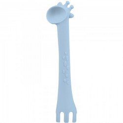 KikkaBoo silikonska kašičica giraffe blue ( KKB40082 ) - Img 3