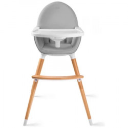 Kinderkraft high stolica za hranjenje 2u1 fini grey ( KKKFINIGRY0000 ) - Img 3