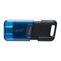 Kingston 64GB USB flash drive, USB 3.2 Gen.1 Type-C, DataTraveler 80 M, Read up to 200MB/s ( DT80M/64GB ) -1