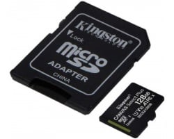 Kingston A1 MicroSDXC 128GB 100R class 10 SDCS2/128GB + adapter-2