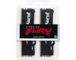 Kingston DIMM DDR5 64GB (2x32GB kit) 5600MT/s KF556C40BWAK2-64 fury beast RGB black XMP memorija - Img 2