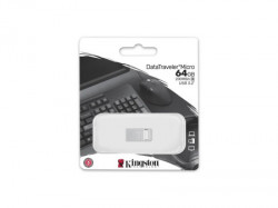 Kingston USB flash DataTraveler Micro 3.2 srebrna ( DTMC3G2/64GB ) - Img 2