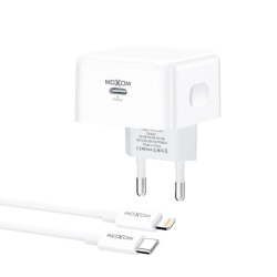 Kucni punjac moxom mx-hc307 40w type c na lightning beli ( P1280 )