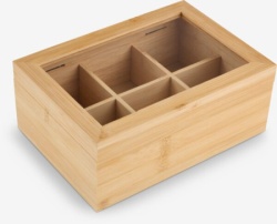 Kutija za čaj Š16xD23xV9cm natur