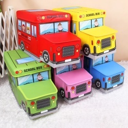 Kutija za odlaganje igračaka autobus sorto 55x30x27 cm