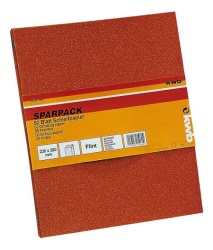 KWB brusni papir set (drvo-farba) GR40-180, 50/1 230x280 ( KWB 49800960 )