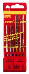 KWB list za ubodnu testeru set 6/1 4xDrvo, 2xMetal, U-prihvat ( KWB 49625620 )