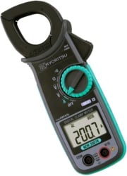 Kyoritsu Kew 2007R AC Digital Clamp Meter, True RMS, 400Hz-1