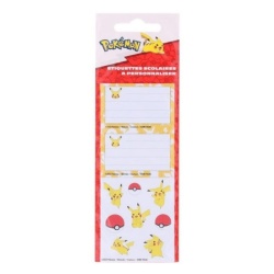 La Plume Doree Pokemon - Pikachu School Sticers Label ( 068055 )