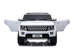 Land Rover Discovery Licencirani Dvosed sa kožnim sedištima i mekim gumama - Beli - Img 7