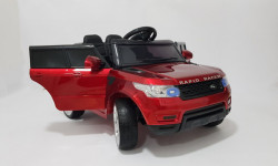 Land Rover Mini - Auto na akumulator sa kožnim sedištem i mekim gumama - Crveni - Img 5