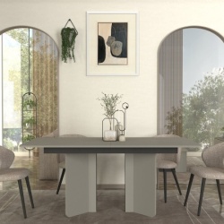 Lava trpezarijski sto siva-antracit ( 0000409 )