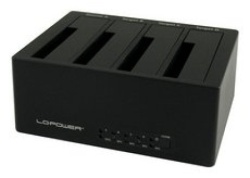 Lc power lc-dock-u3-4b usb3.0/esata 4x hdd/ssd black hdd docking ( 17216 )