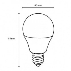 LED sijalica lopta hladno bela 4,6W ( LS-G45-CW-E14/5 ) - Img 2