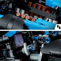 Lego Bugatti bolide agile blue ( 42162 ) - Img 6