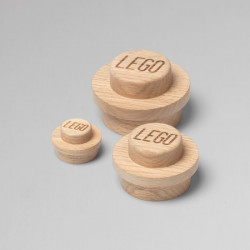Lego drvene kuke za kačenje od hrastovine, set 3 kom ( 40160900 ) - Img 1