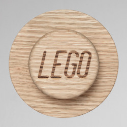 Lego drvene kuke za kačenje od hrastovine, set 3 kom ( 40160900 ) - Img 5