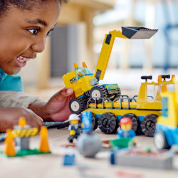 Lego Građevinski kamioni i kran sa kuglom ( 60391 ) - Img 5