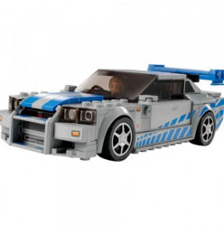 Lego speed champions 2 fast 2 furious nissan skyline gt-r r34 ( LE76917 )  - Img 2