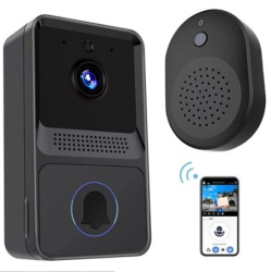 Lenene hdb-002 720p smart tuya app control doorbell with dingdong ( 400-1059 )