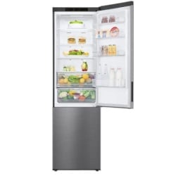 LG kombinovani frižider - zamrzivač dole, total no frost, C, 384L (277+107), door cooling+™, LinearCooling™,  Fresh converter, srebrna, 203-3