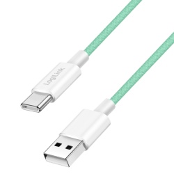 Logilink USB 2.0 Type C cable, C/M na USB - A/M, zelena, 1.0m ( 6423 )