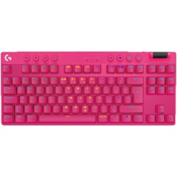 Logitech g pro x tkl lightspeed mechanical gaming keyboard magenta us ( 920-012159 ) -1