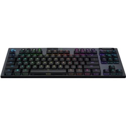 Logitech G915 TKL tenkeyless lightspeed wireless RGB Mechanical Gaming Keyboard - carbon - US INTL - 2.4GHZBT - INTNL - tactile switch ( 92-2