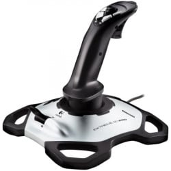 Logitech joystick extreme 3D pro - silver black - USB ( 942-000031 )  - Img 2