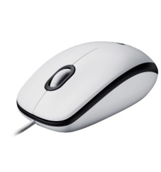 Logitech m100 white 910-006764 Mouse usb ( 23629 )