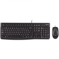 Logitech MK120 corded combo black USB US tastatura ( 920-002563 ) - Img 1