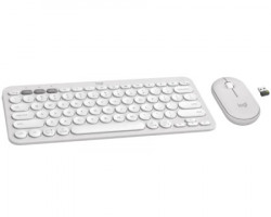 Logitech Pebble2 Wireless Combo US tastatura + miš bela - Img 5